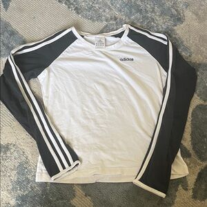 Vintage Adidas Monochrome Raglan Long Sleeve